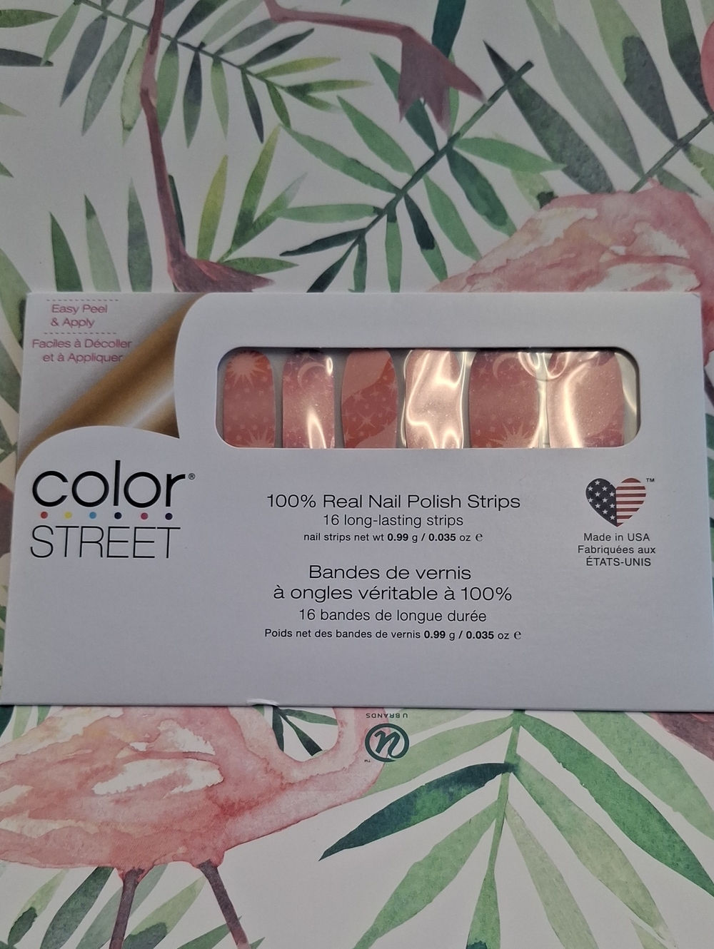 Color Street Pink Stars Nail Polish Strips - Star-Crossed